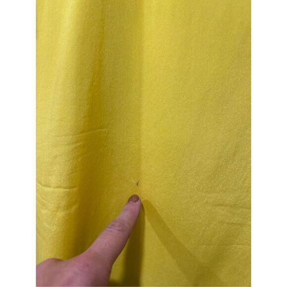 Missoni Short Sleeve Crew Neck Lightweight Sheer Top Yellow Gold Size Medium - Picture 8 of 11